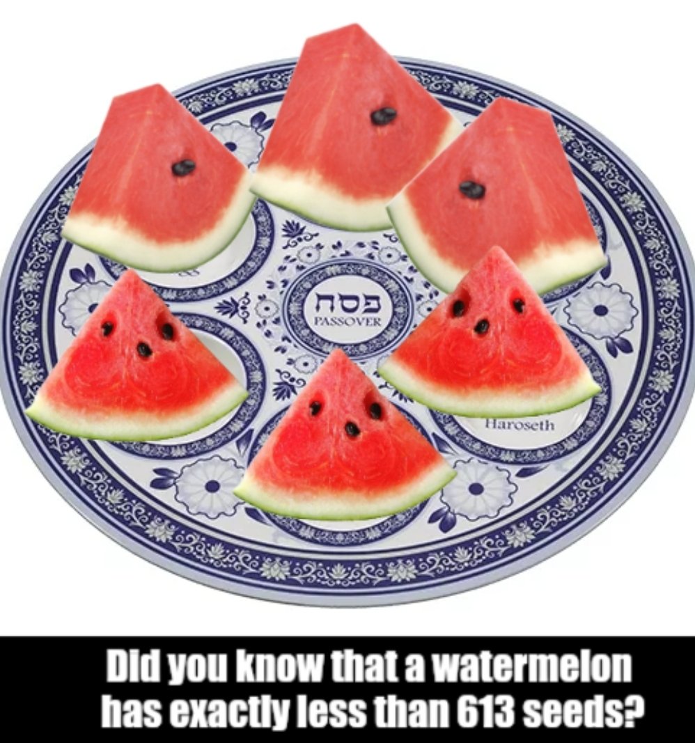 AF - Report: IfNotNow Recommends Putting Watermelon On Seder Plate To Recognize The Parallels Of Palestinian Suffering Under Israeli Apartheid