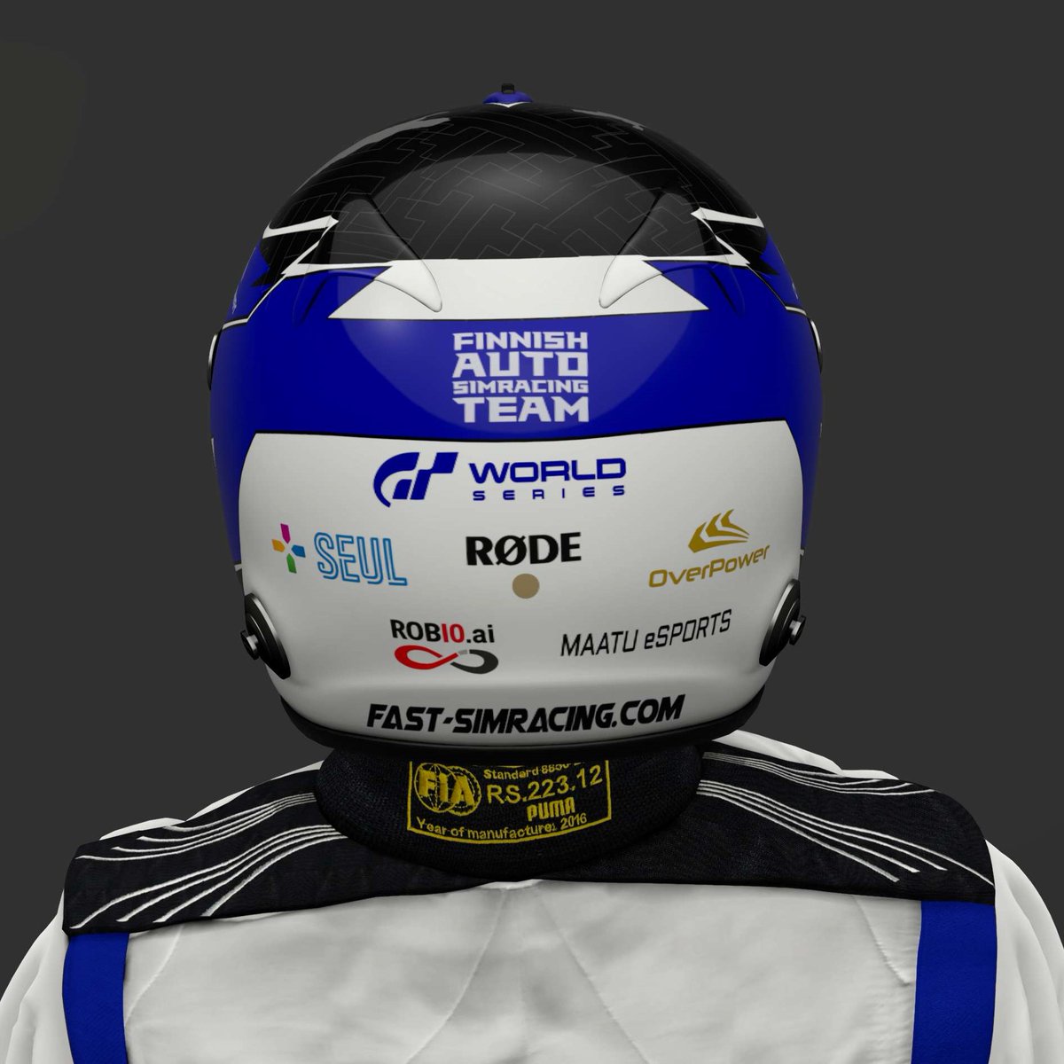 New helmet for @Fast_Simracing 's #TeamFinland, which is participating in @thegranturismo #GTWS serie.
Helmet can be found in #GT7 from my library (PSN: markusVII) 

Is your team ready challenge us?

@MaatueSports 
@SEULry 
#GT7Livery 
#granturismoFI
#esportfi