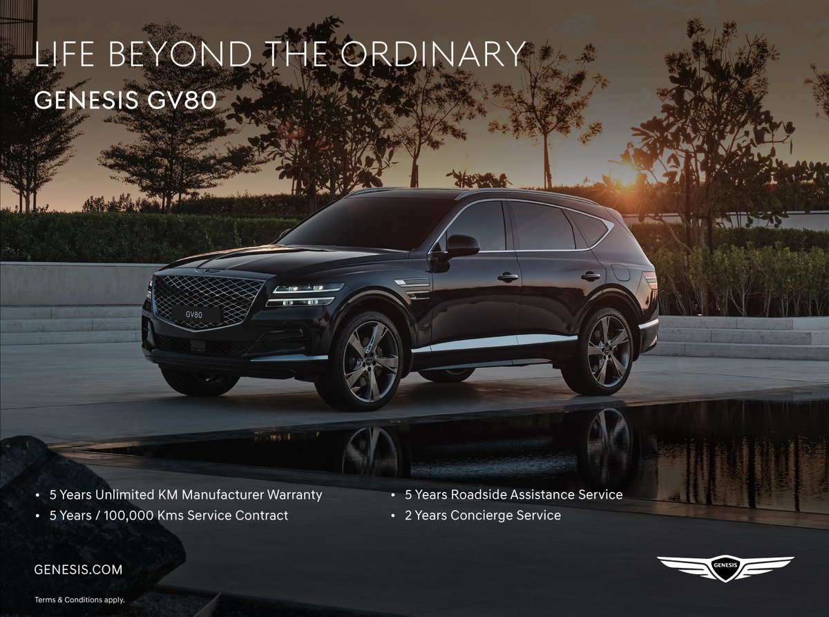 Genesis_MEA's tweet photo. With a commanding presence and a meticulously crafted interior, the GV80 is a testament to sophistication and innovation.
#Genesis #LifeBeyondTheOrdinary https://t.co/ga7PeDDXES