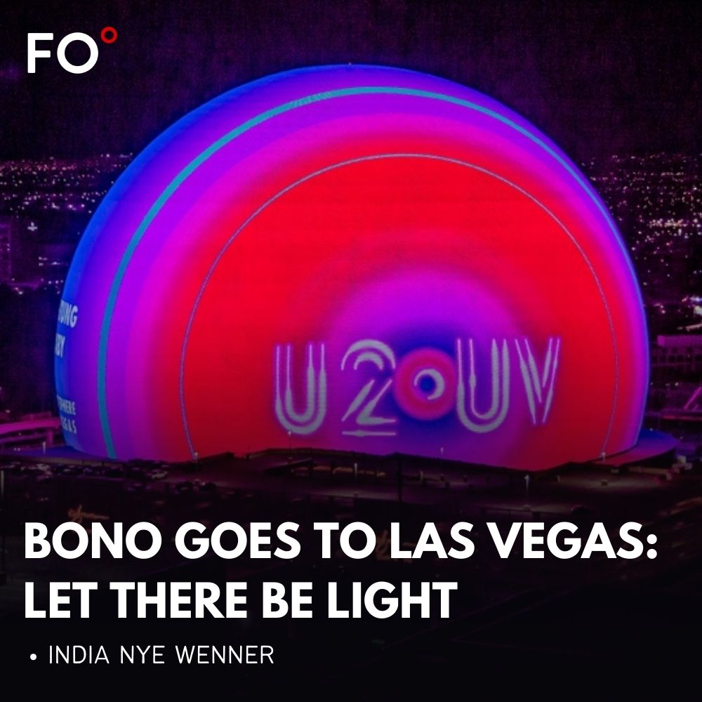 Bono reflects on U2's Sphere arena opening, discussing emotional, spiritual, and political themes in groundbreaking Las Vegas show. By: India Nye Wenner Read more: rb.gy/so197m #LasVegas #album #Bono #concert #people #Relationship #U2 #ZooTV #AchtungBaby #Love