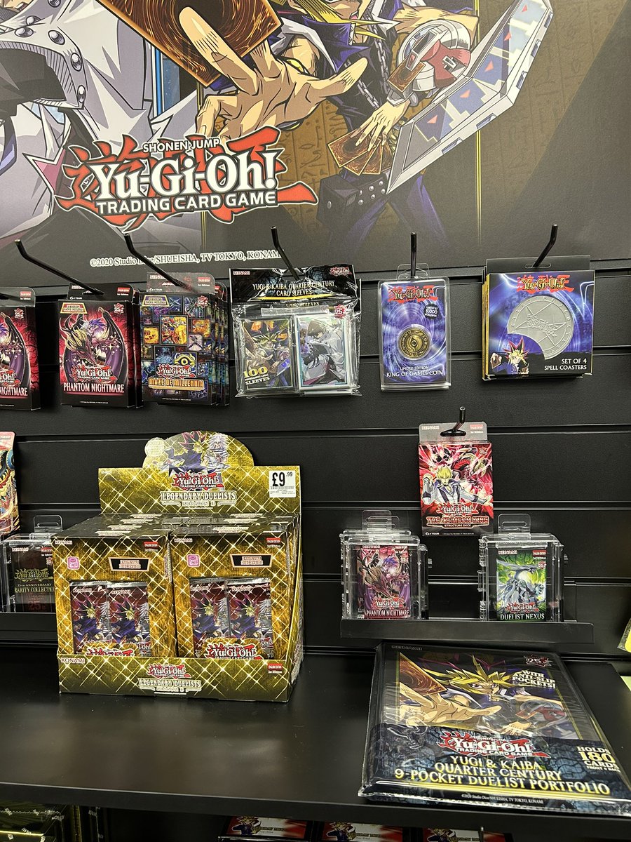 It’s time to duel 🤺 We’ve got loads of new Yu-Gi-Oh cards, TCG and merch in store #hmv #hmvsunderland #hmvforthefans #yugioh #tcg