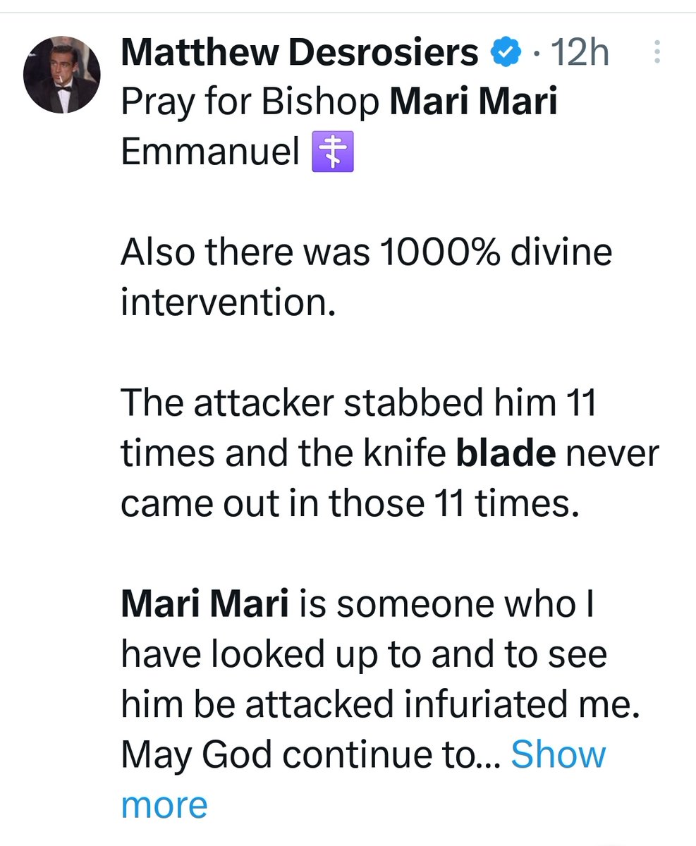 Ah yes, nobody in the alt media questioned this? Now it is reported that the blade did not open, so no actual stabbing occured, what do the blue ticks say? They all seem to think its a miracle, no suspicions of a FF at all. Funny that as Roman Empire love miracles (Lourdes etc)