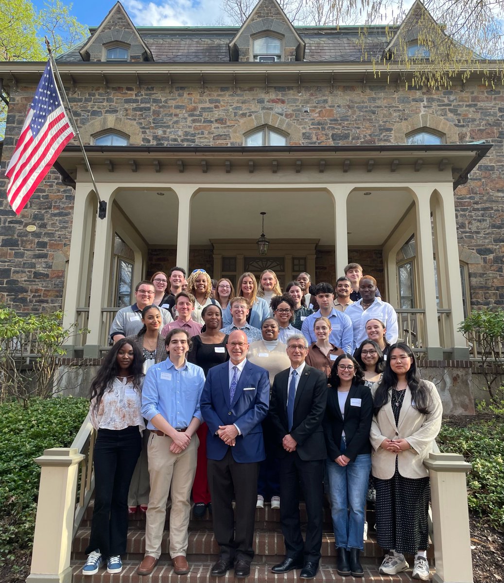 What fun, and an honor, to join @LehighU President Joseph Helble yesterday on the campus of my alma mater. The kids are alright.