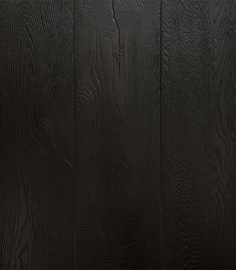 Our bespoke hand-finished Black Oak Flooring  each piece meticulously coated with 3 coats oil and a layer of shellac for unmatched stain and scratch resistance. Experience the industry's toughest, most elegant wood flooring. Sustainable, stunning, superior. #brilliantwoodflooring