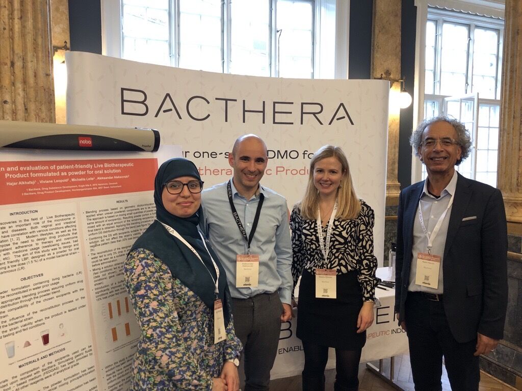 BactheraAG's tweet photo. ⭐️Last week's networking and learning continued as Alain Heron, our Head of Business Development together with our Head of DS and Head of DP and scientists, attended the @MicrobiomeTimes' #MicrobesInWomensHealth conference. https://t.co/Fp0jWbMGk5