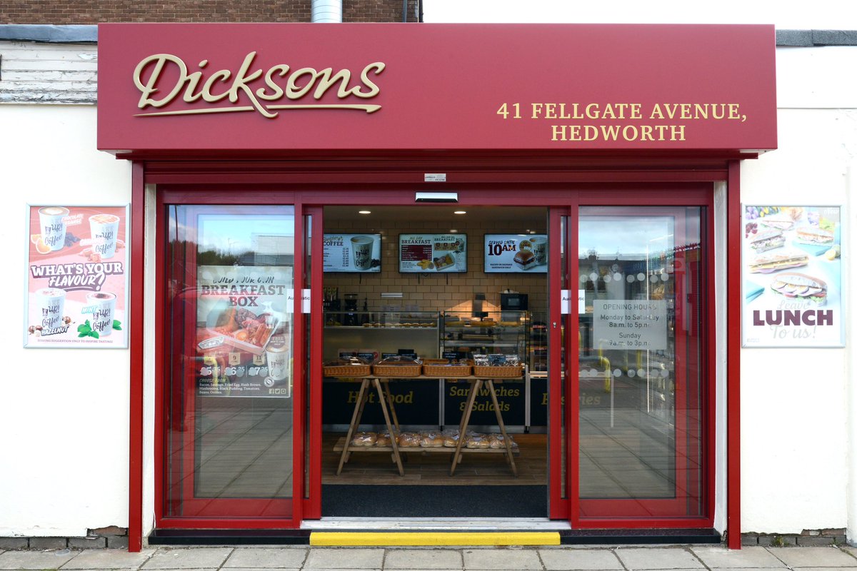 Dicksons1953's tweet photo. Today we officially opened shop #32 in #hedworth.
We’ve been overwhelmed by the support and welcome in the community during our first week of opening.
Thank you to Tony Monks of #johnsonland shopfitters for delivery a great looking shop !
#newshop #dicksons #familybusiness https://t.co/R2gbp98K3V