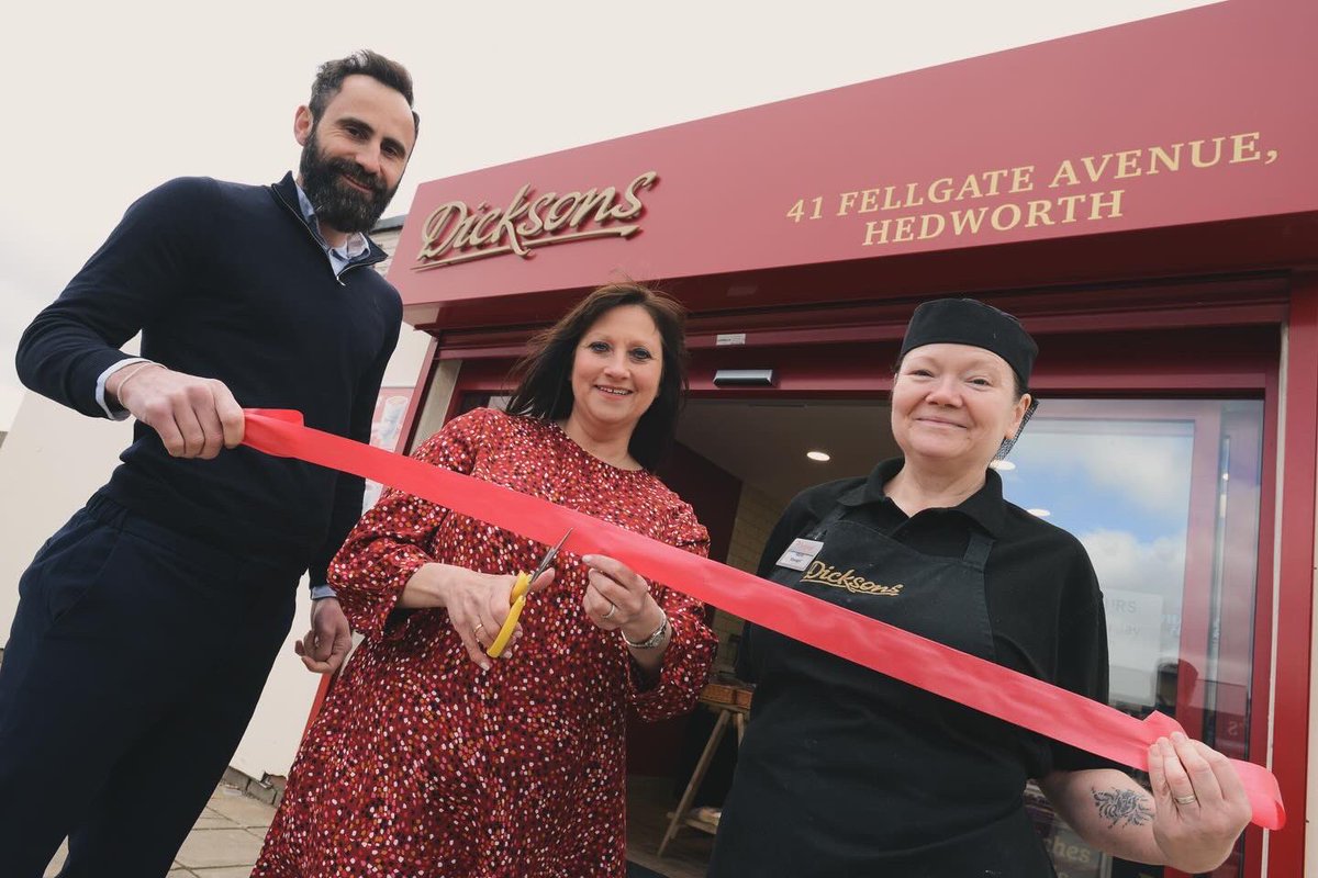 Dicksons1953's tweet photo. Today we officially opened shop #32 in #hedworth.
We’ve been overwhelmed by the support and welcome in the community during our first week of opening.
Thank you to Tony Monks of #johnsonland shopfitters for delivery a great looking shop !
#newshop #dicksons #familybusiness https://t.co/R2gbp98K3V