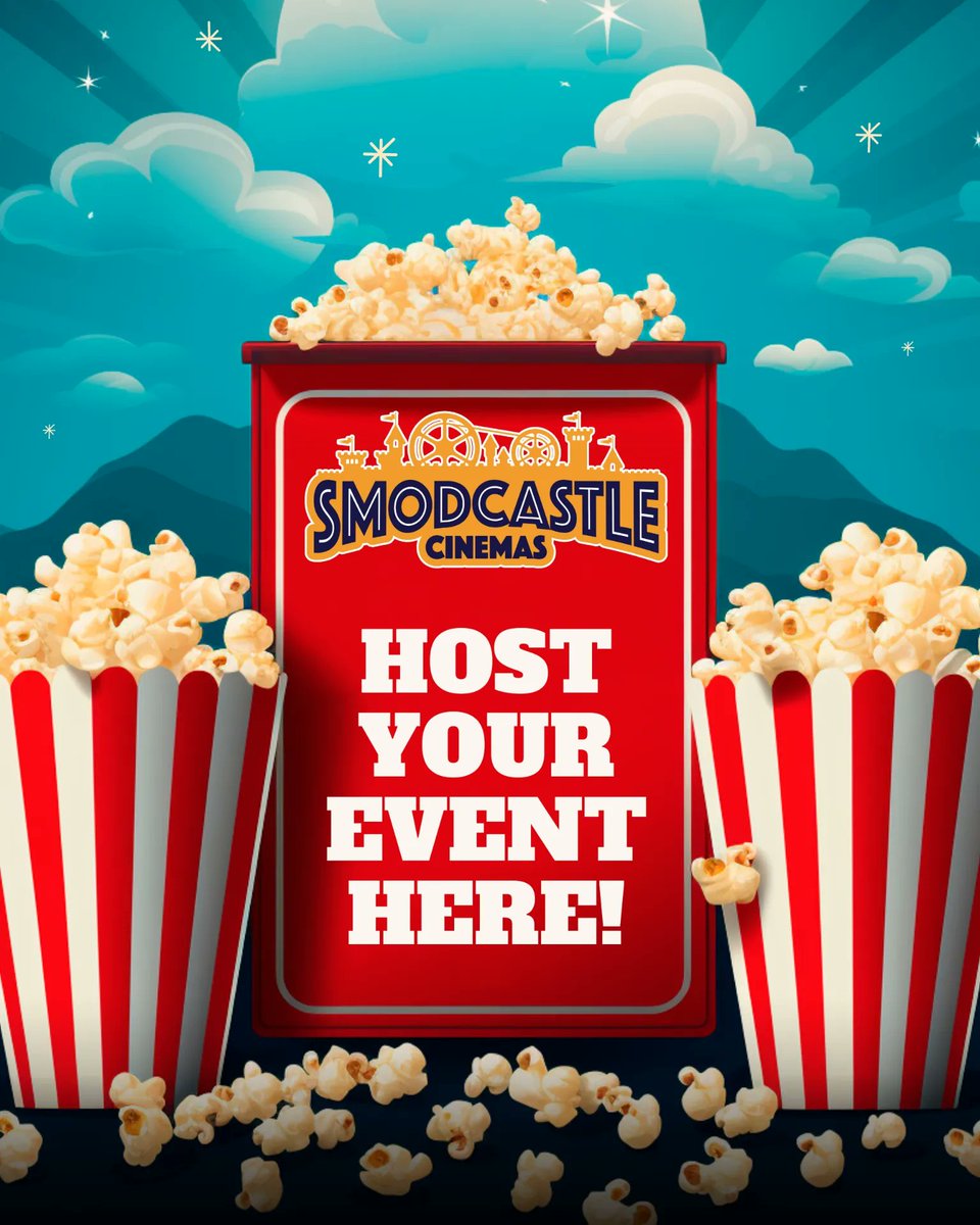 Smodcastle Cinemas (@smodcinemas) on Twitter photo Looking for a venue to host your event?
Whether it be a birthday party, corporate function, or any other event that your heart desires, Smodcastle Cinemas may be the right choice for you!
To discuss renting our space, call or email us at info@smodcastlecinemas.com Looking for a venue to host your event?
Whether it be a birthday party, corporate function, or any other event that your heart desires, Smodcastle Cinemas may be the right choice for you!
To discuss renting our space, call or email us at info@smodcastlecinemas.com