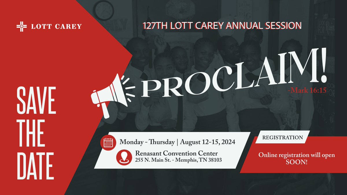lottcarey's tweet photo. https://t.co/Xz8x6HrK14
127th Annual Session hotel booking now open
#Memphis https://t.co/MNl0NWyTuG