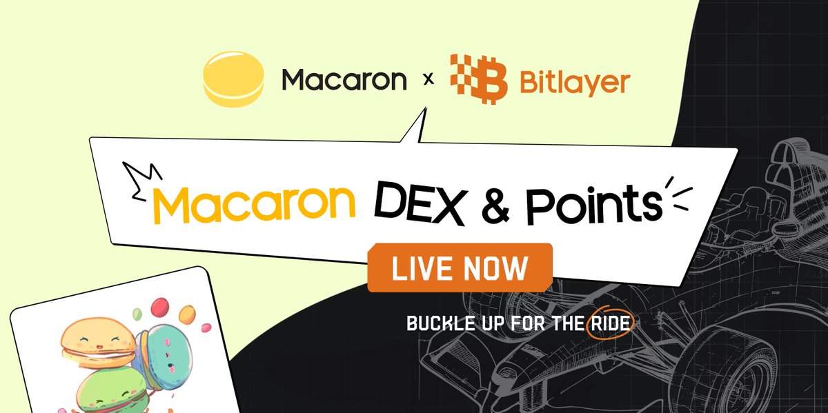 The First &amp; Native DEX of @bitlayerlabs now live on mainnet.

We will send out OATs, NFTs, points &amp; token airdrops.

RT this tweet and tag 3 frnds now. 🏎️