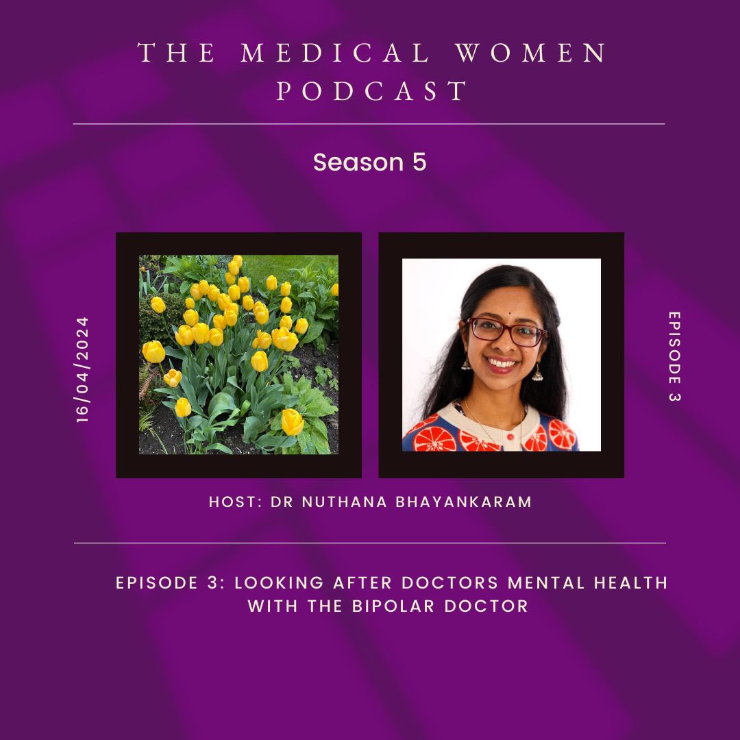 Over the last few days, so many colleagues have bravely shared their stories and gratitude to @NHSPracHealth This week’s episode of The Medical Women Podcast is all about the importance of looking after doctors mental health. @doc_bipolar shares their experience with us 💙