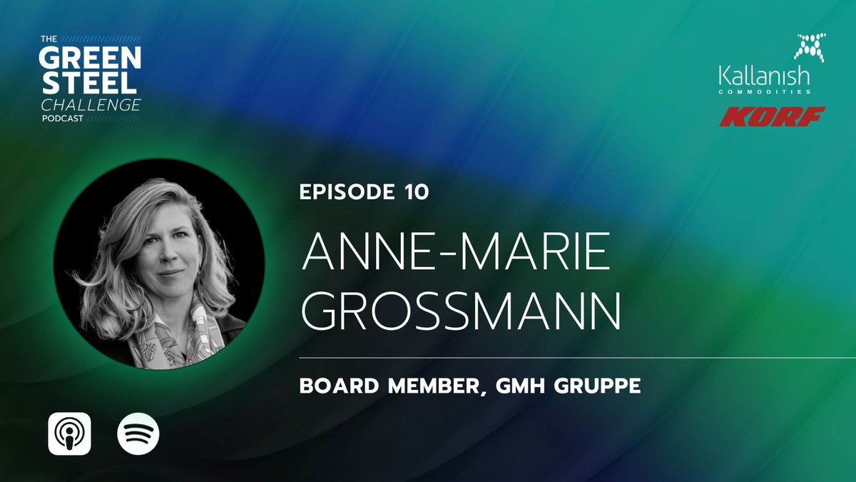@GMHGruppe zu Gast beim #TheGreenSteelChallenge Podcast! Anne Marie Grossmann gibt Einblicke in Deutschlands Einfluss auf die globale #Stahlindustrie. Tauchen Sie ein in die #Greensteel-Revolution & #Dekarbonisierung|sstrategien: lnkd.in/eA7iYv87. #GMHGruppe🌱🏗️