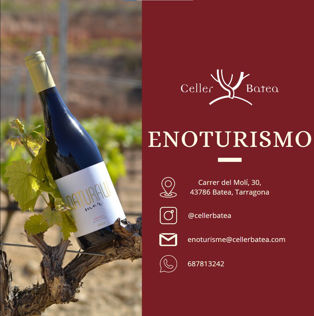 Ven a conocer una bodega con historia🍇🍷

#cellerbatea #parati #DOterraalta  #wine #granreserva #4you #fansDOTerraalta #grandesvinos #organicwines #winelovers #garnachablanca #garnachanegra #whitegrenache #garnatxablanca #crianza #redwine