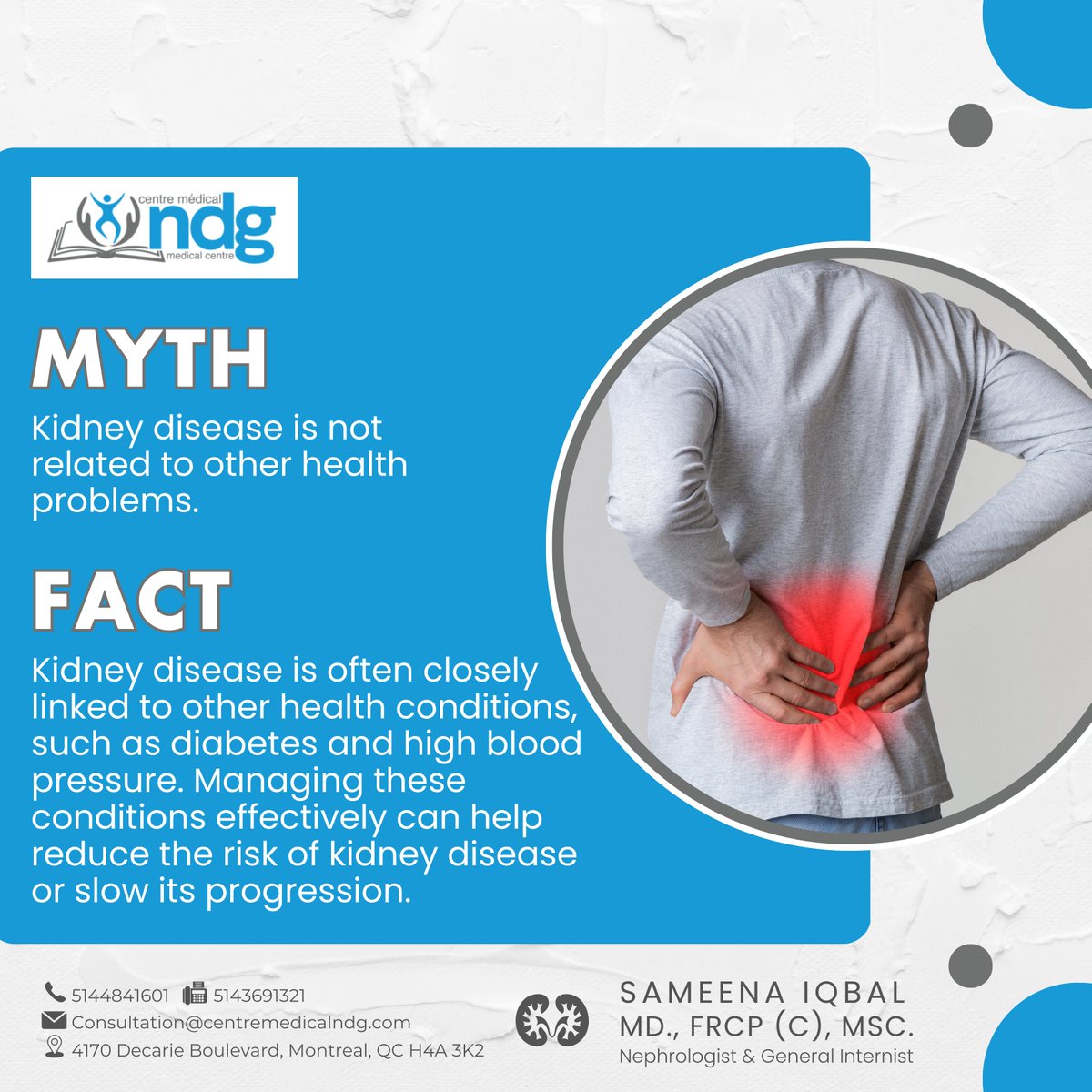 Kidney disease is often connected to other health issues such as diabetes and high blood pressure. Properly managing these conditions is crucial for reducing the risk of kidney disease or slowing its progression.
#KidneyHealth #DiabetesManagement #Hypertension #PreventativeCare