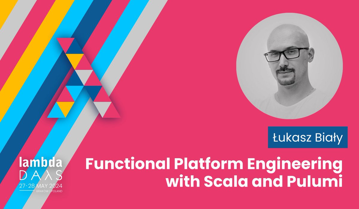 The possibilities of devops engineering often disregarded by functional programmers: discover them with @lukasz_bialy in May 🙌 🎟️ lambdadays.org 🎟️ #functionalprogramming #devops