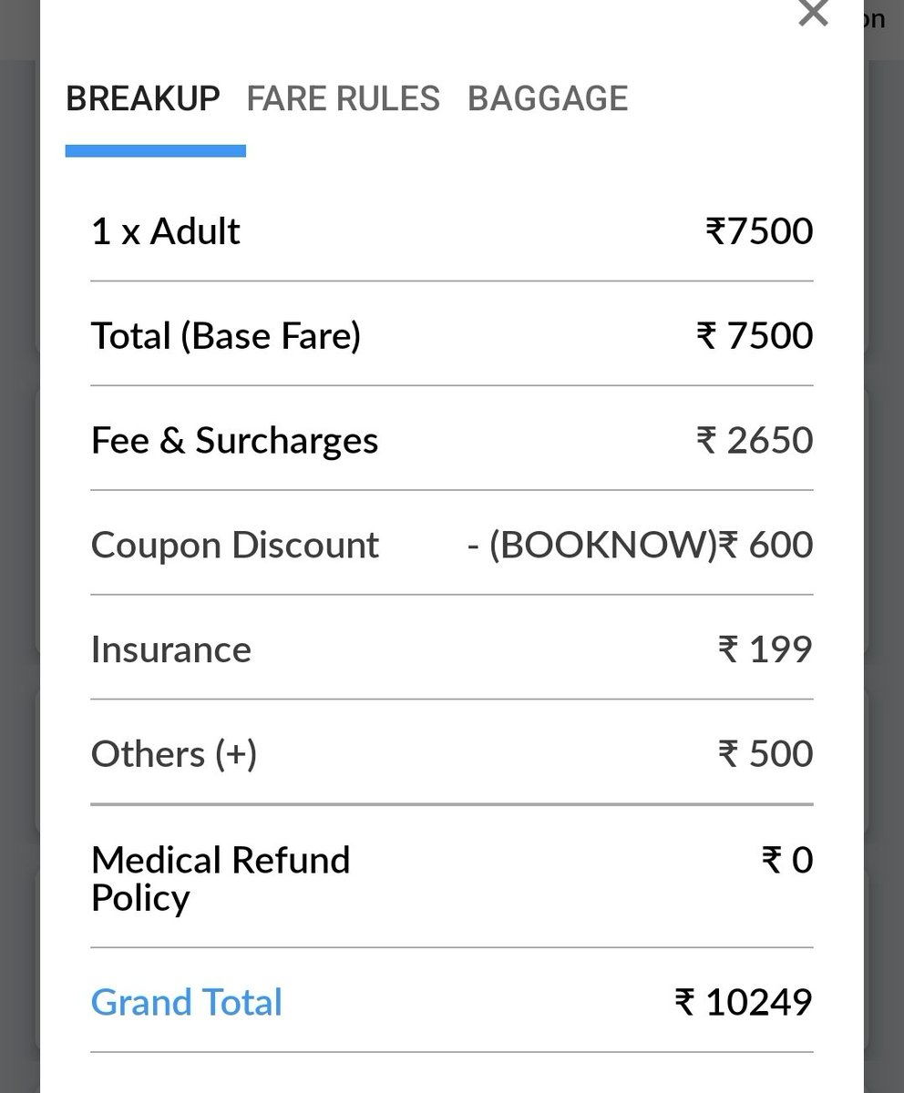 Whats the others '500' rs additional charges @EaseMyTrip  ??

Can you please explain why should I even book the tickets in your website ??

However I dropped my idea of booking tickets in your website 

#EaseMyTrip
#FlightTickets