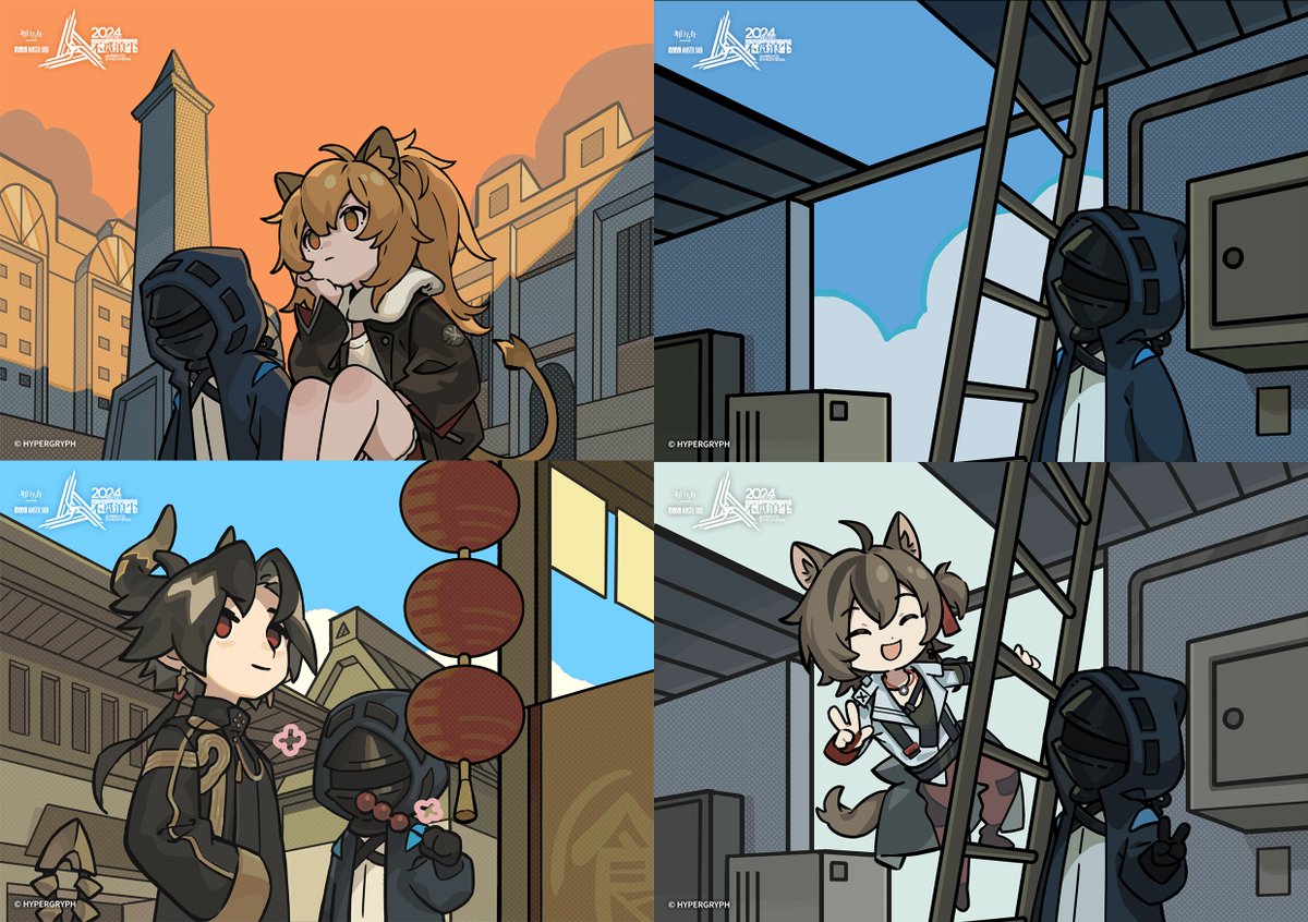 Drew some commemorative Polaroid pics for the Arknights 2024 Ambience Synesthesia web game🥳(part.1) #明日方舟 #Arknights #アークナイツ #音律聯覚