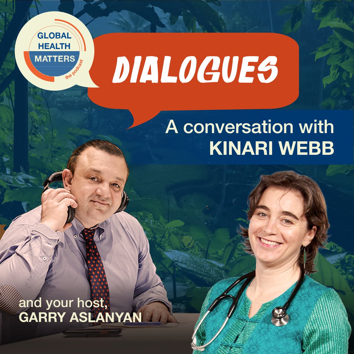 Our latest Dialogues episode is out! Host @GarryAslanyan speaks with @KinariWebb, a medical doctor, public health innovator and thought leader on how human and planetary health are linked. Listen to this #GlobalHealthMatters episode here 👉 tinyurl.com/GHM-E35