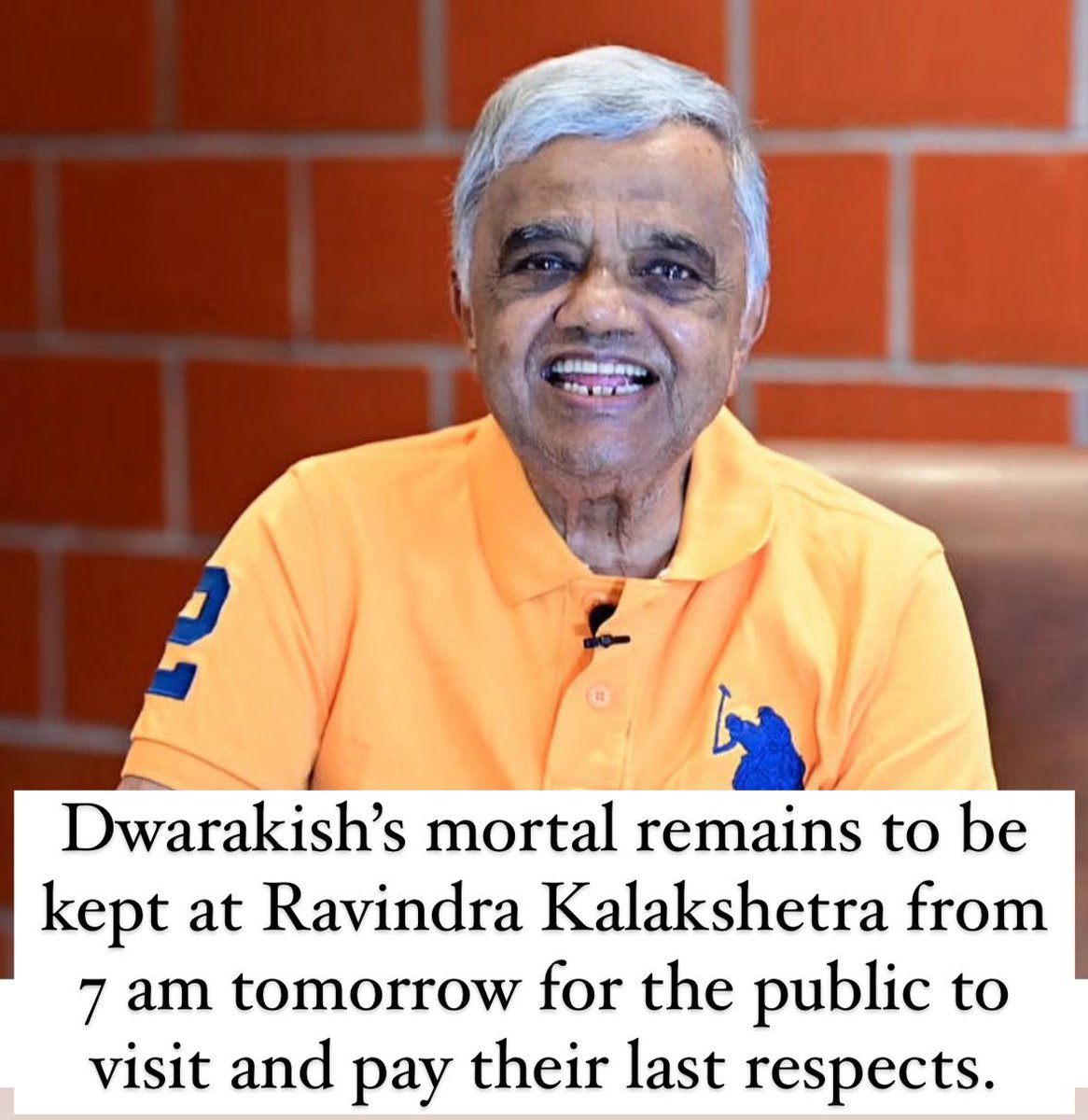 Dwarakish’s final rites will be held at  Chamarajpet cremation ground, tomorrow.

#Dwarakish #Kfi #Kannadafilms #Kannadafilmnews #Kannadafilmupdates