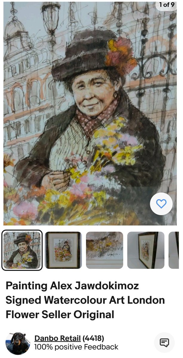 Original #art #paintings signed watercolour Jawdokimov #london flower seller.
In stock now:
@Londonist
@TimeOutLondon
@PaintingsLondon
ebay.co.uk/itm/3138783861…
