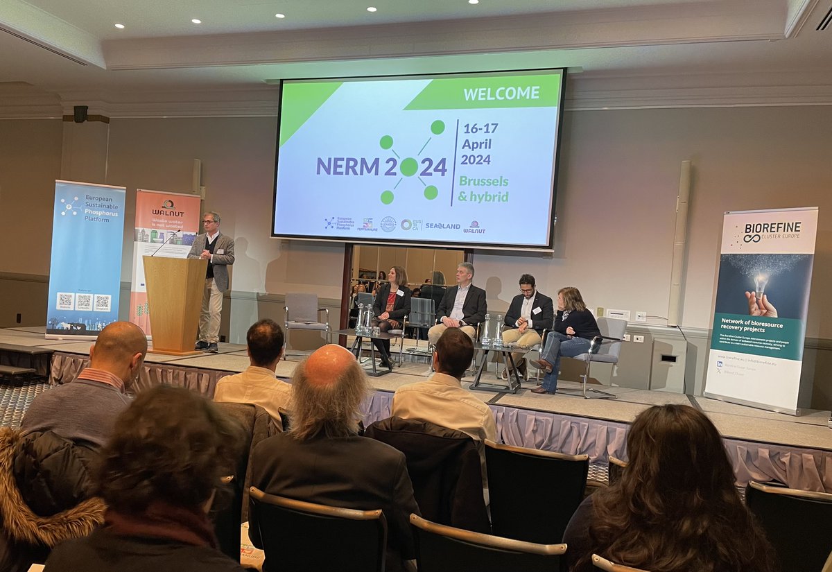 Opening session of #nerm highlighted the importance of nutrient recovery R&amp;D for more efficient agronomic management, less pollutants to the enviroment and decreased dependence on imported fertilizers.