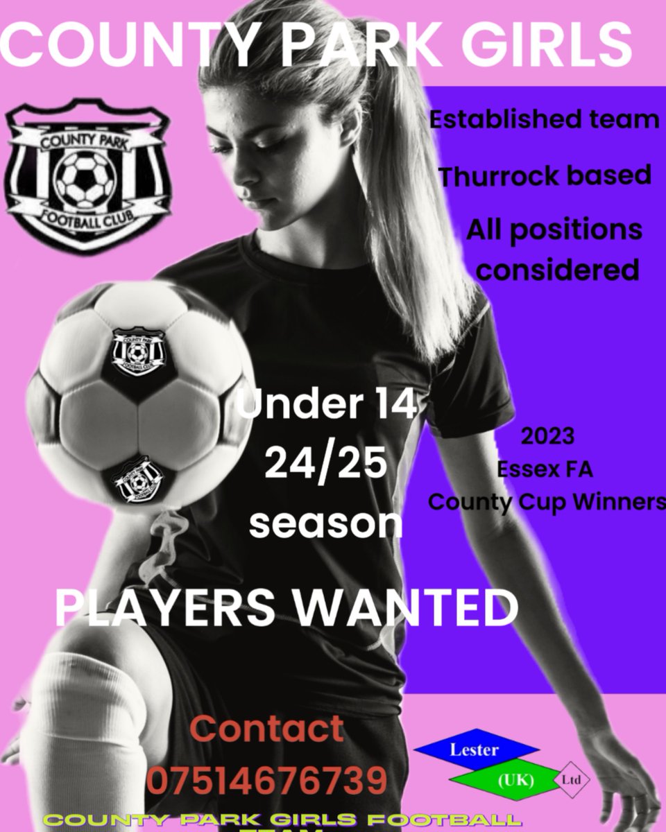 County Park YFC u13 Girls 2023/24 (@countyparkgirls) on Twitter photo 