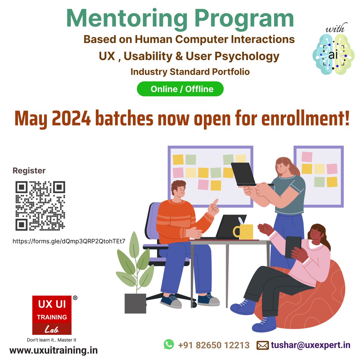 lab_uxui's tweet photo. UX without Research is Not UX ! Enrollment is now open for new batches 8+ Months and 3+ Months Programs
Register  - https://t.co/Mnv8VODj5f
Visit - https://t.co/NuNZ96ir6T
#UX #UXIndia #India #Mumbai #Delhi #Bangalore #Chennai #Kolkata #Pune #Ahmedabad #Lucknow #Surat #Kanpur https://t.co/5GFHa1y9xK