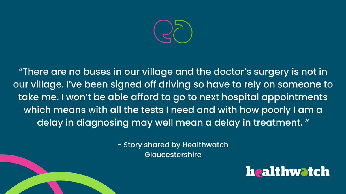 Our latest blog shares what people living in rural areas have told us about their experience of healthcare. From issues getting to appointments, spending years on long waiting lists and the impact of closure of services in rural areas. Find out more - bit.ly/3W10OZ9