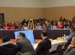 Pretty sure that’s our own <a href="/JimHykel/">Jim Hykel</a> bringing the legal muscle to the union team. #Union #StrongerTogether