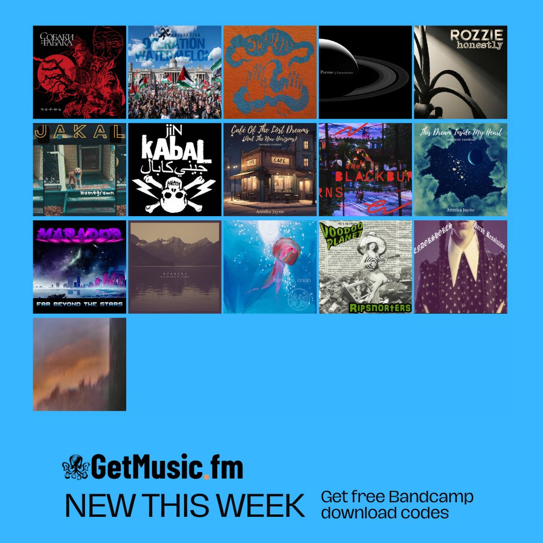 New this week

@Pixel_Deep
@porous_music
@RozzieRoz7
@ajaynemusic
@maradormusic
@richardpjohn
@voodooplanet
@kozyrev_danila

#acoustic #alternativerock #ambient #americana #analogsynths #avantrock #bassmusic #berlinschool #blackgaze #blues #boombap #chill #chillvibe #country