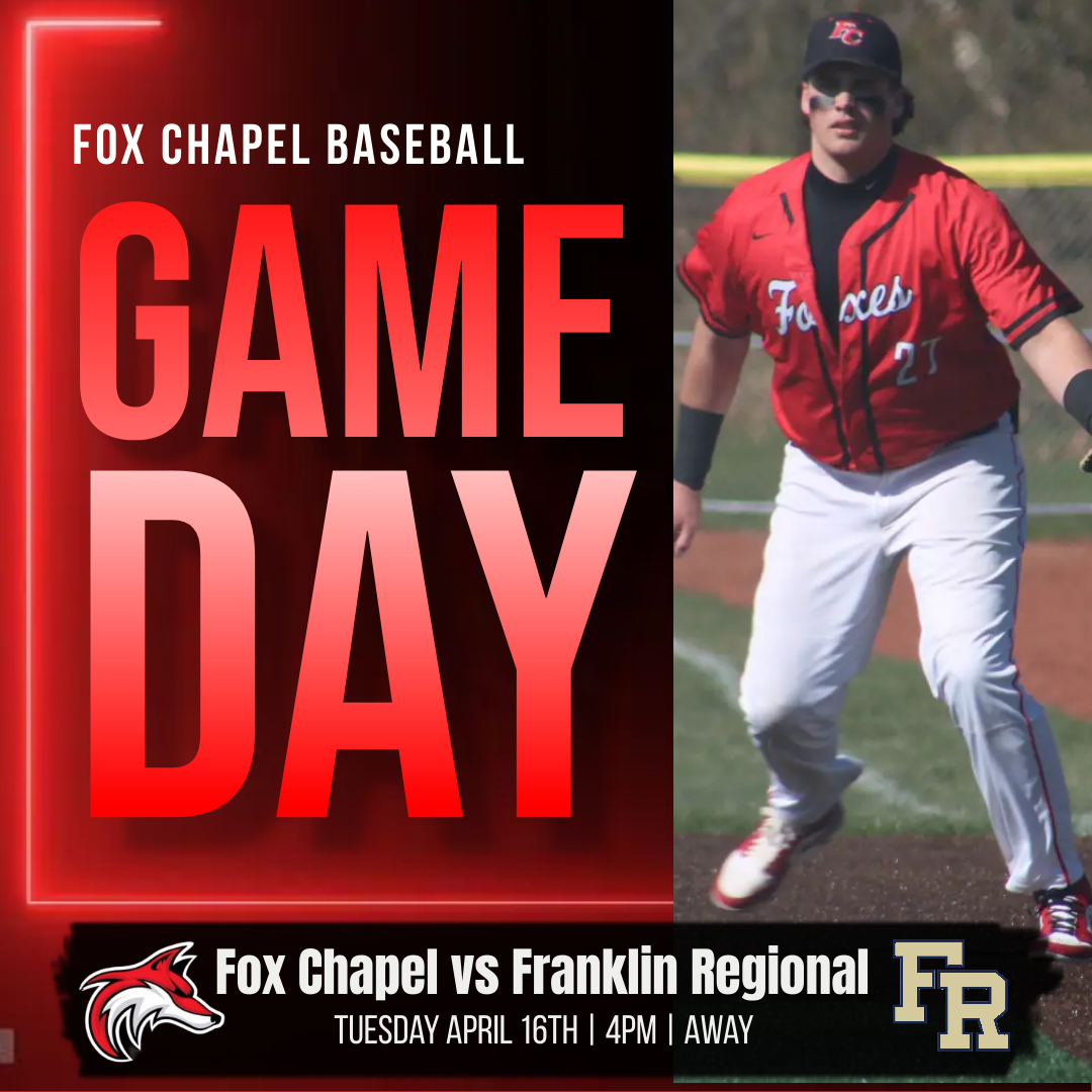Back at it today for section game #2 against Franklin Regional.  

📅 04/16/2024
🆚 Franklin Regional
🏟️ AWAY
📍 Haymaker Park, 3950 Reed Blvd., Murrysville, PA 15668
⏰ 4pm