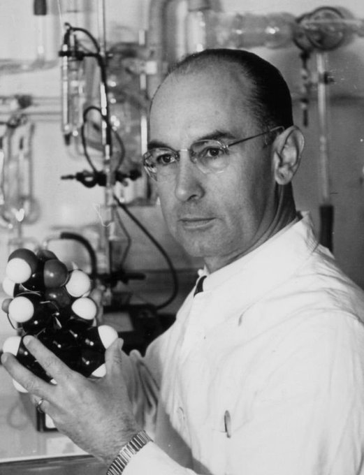 On this date April 16 in 1942, Albert Hofmann, while researching the synthesis of a lysergic acid compound, LSD-25, inadvertently absorbed some of it through his fingertips and experienced the first known LSD trip. Photo: AFP. #OTD