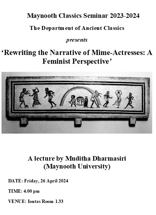 Date for the diary 📅 Muditha Dharmasiri, PhD candidate, will be giving the last seminar for 2023-2024 academic year! Join her &amp; department colleagues on Friday, April 26th to wrap up the term 🎉