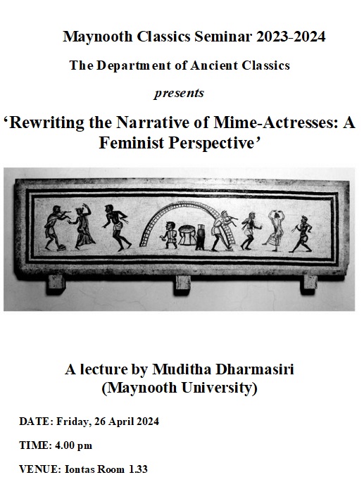 Date for the diary 📅 Muditha Dharmasiri, PhD candidate, will be giving the last seminar for 2023-2024 academic year! Join her & department colleagues on Friday, April 26th to wrap up the term 🎉