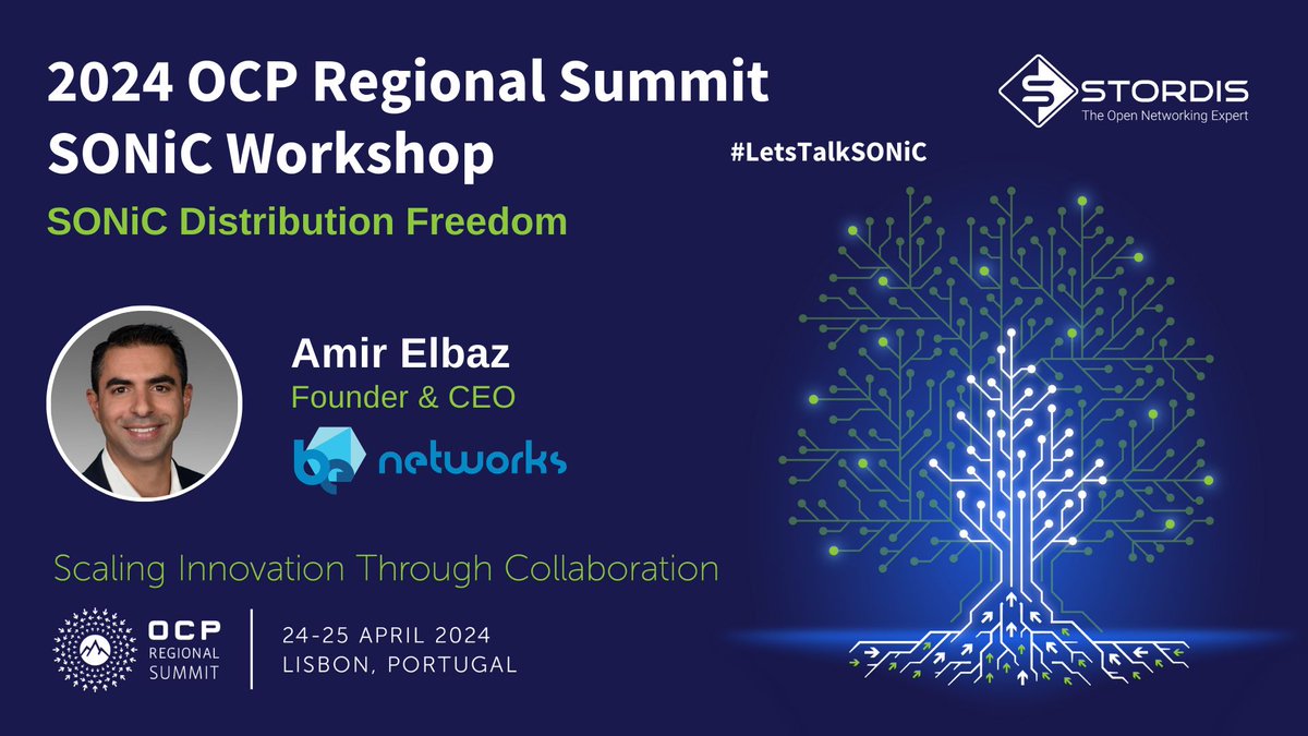 Let's talk about the risk... the risk of not moving to SONiC... 🚀 Don't miss out on our #SONiC Workshop at #OPCLisbon, featuring Amir Elbaz, CEO of BE Networks, discussing SONiC Distribution Freedom! 🤝 Visit #STORDIS at stand A18 – April 24th – 25th @OpenComputePrj