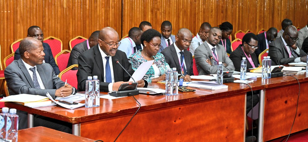 Minister of State for Planning @AmosLugoloobi has today with @Educ_SportsUg team appeared before @Parliament_Ug Committee on Education & Sports to respond to issues raised by the Committee after examining the Ministerial Policy Statements & Budget Estimates for FY 2024/25.…