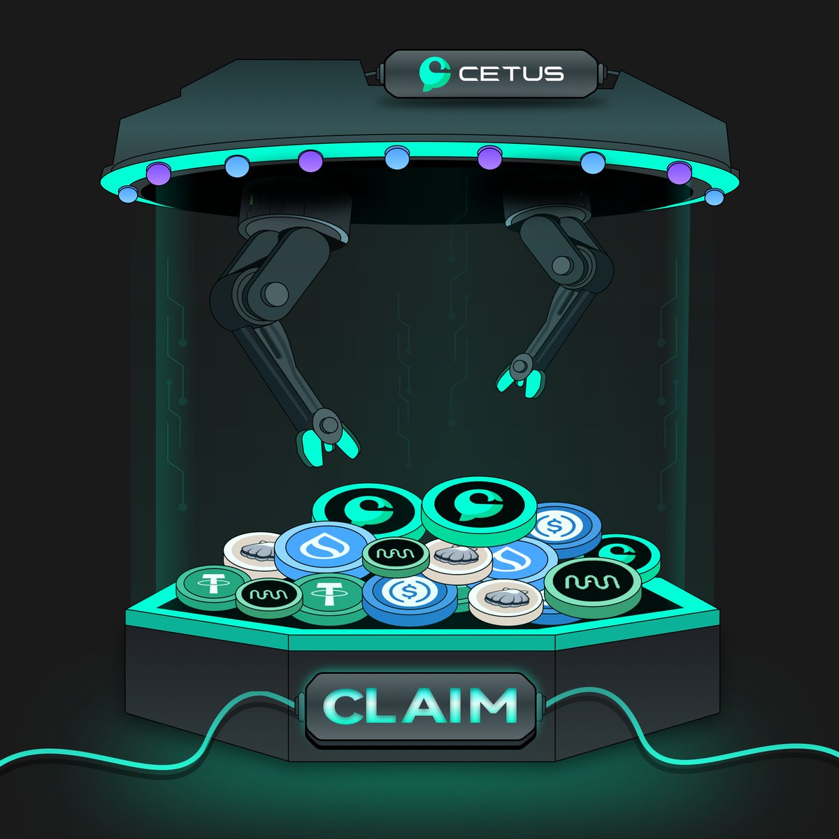The 'Claim All' feature is now available on #Cetus🥳 We know there are many users who've been expecting this. LPs can now claim fees & mining rewards they've earned from multiple pools at one time. Every small improvement to UX is a big win for us. Stay tuned to more updates🐳