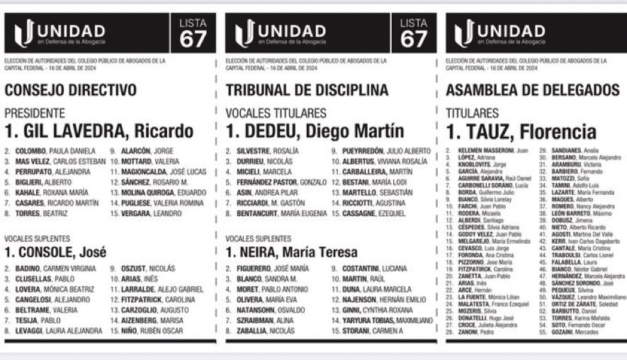 EncuentroEAI's tweet photo. Hoy se vota en el CPACF. Acompañanos con la Lista 67 Unidad en defensa de la Abogacía https://t.co/6EDuAV4Hiz https://t.co/74vYYAtviY