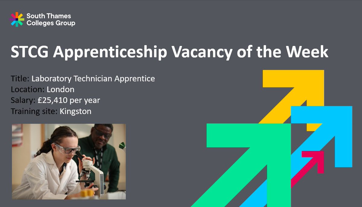 Our Apprenticeship of the Week is a Laboratory Technician Apprentice at King's College London. The successful apprentice will build technical support skills and knowledge, while earning a good salary and working towards a qualification. See online to apply ow.ly/oqBV50RgZFK