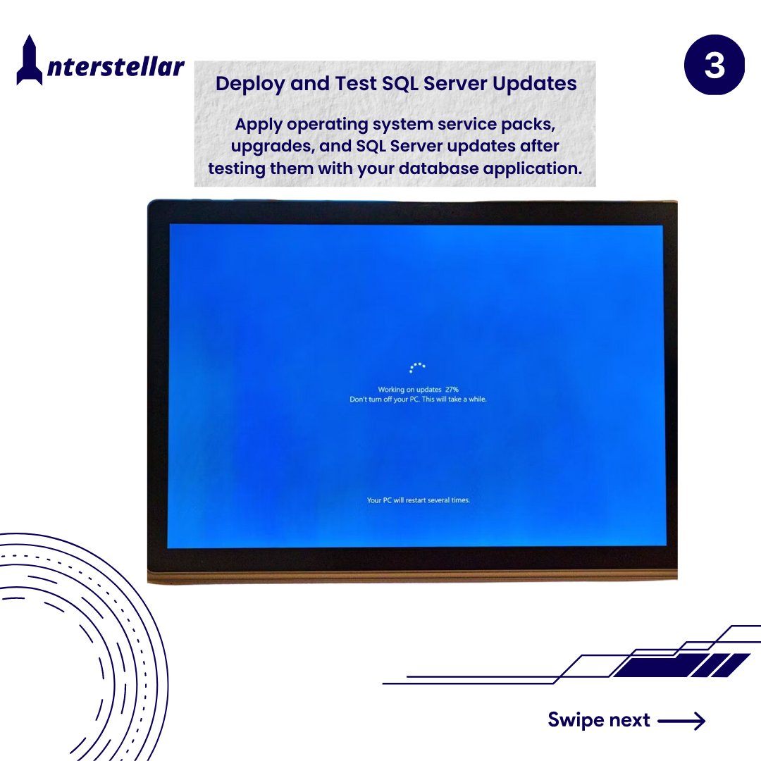 interstellarbsl's tweet image. Worried about keeping your data safe? Let&apos;s talk about Microsoft SQL Server 6 Security Best Practices! 
#SQLSecurity #DataProtection #Ibsl #Interstellarbsl #Interstellar congratulations sir mina