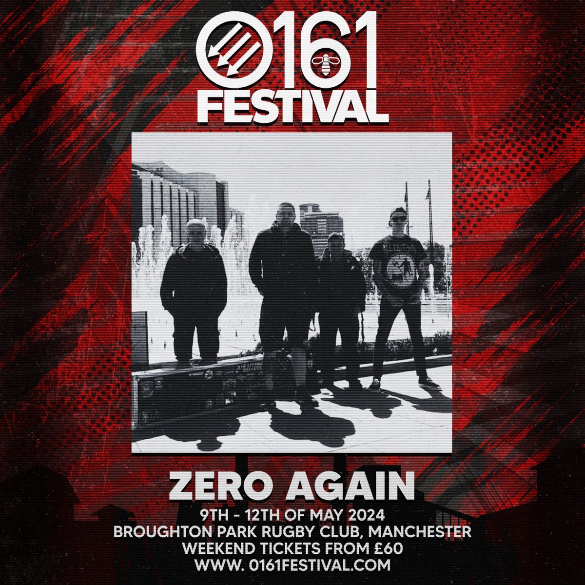 @zero_again_punk bringing it for Saturday night at the last ever 0161 Festival! Don't miss out. 

Tickets in bio as always! 

#antifascist #punk #hardcore #0161festival #manchester