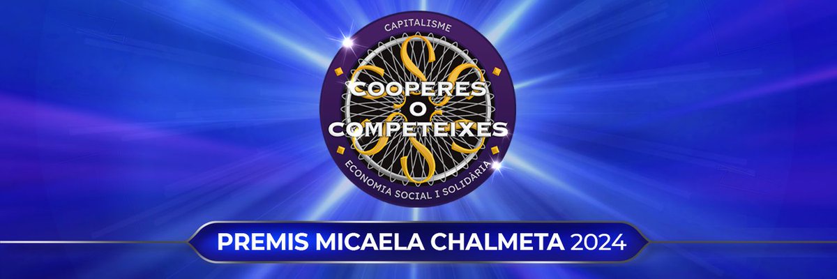 🌀Cooperes o competeixes? 

Els premis #MicaelaChalmeta arriben un any més per impulsar nous projectes cooperatius 

Consulta les bases  i el formulari per participar

➡️ bcn.coop/micaela/