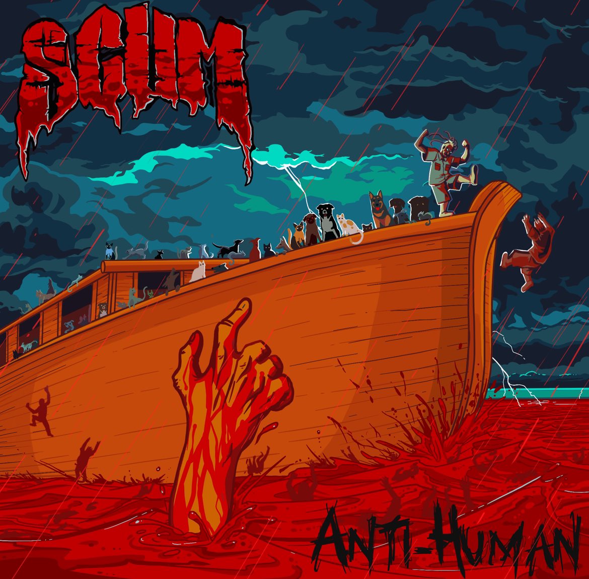 .@SCUM412 ‘s “Anti-Human” is heading your way April 26th‼️ Pre orders are live at gorehop.com 😈