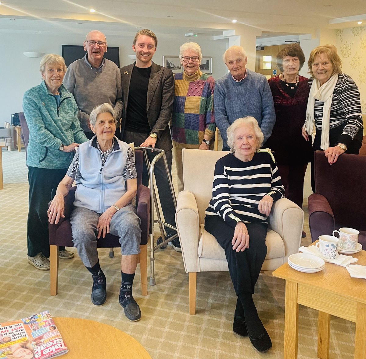 Lovely coffee morning surgery in #Ongar this morning ☕️ 🍰 

I absolutely love frank and honest conversations with my residents. Especially when there is a Victoria Sponge involved 🍰🍰🍰🍰🫡