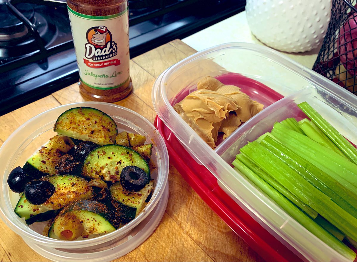 Lunch for today, y’all know that “Jalapeño Lime”@DadsSeasonings  is gonna be good on those cucumbers