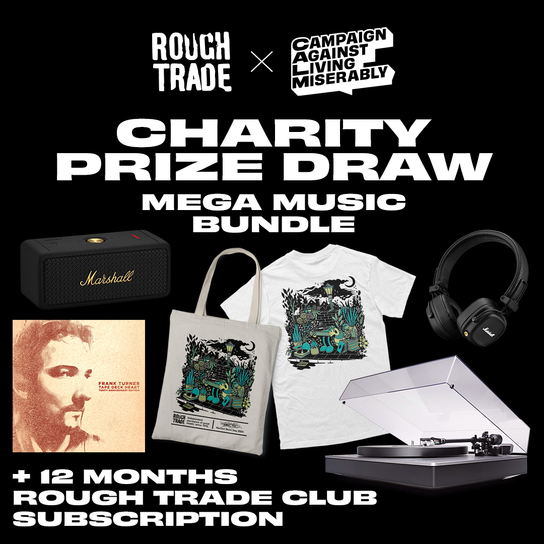 ⭐️ PRIZE DRAW ⭐️ To celebrate the #RecordStoreDay2024 weekend, enter our charity prize draw to win over £2k of prizes including a @CambridgeAudio turntable and @marshallamps kit. £5 raffle entry. All proceeds to @theCALMzone. roughtrade.com/en-gb/product/…