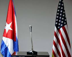 #Cuba y EEUU celebran una nueva ronda de conversaciones migratorias. El inmoral bloqueo yanqui y la infame lista de países terroristas son el incentivo principal para el incremento del flujo migratorio irregular. La posición de Cuba es clara. #MejorSinBloqueo