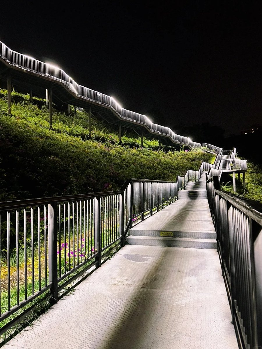 附近散步跑步的好去處 就在深圳北站附近 飯後散步特別舒服 空氣清新且安靜