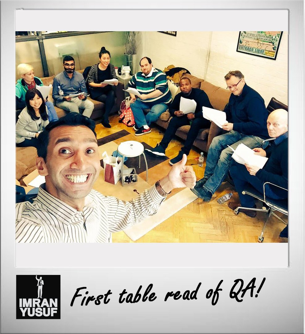 Throwback to the very first table read of our sitcom 'Quality Assurance'. The perfect cast appeared in a string of delightful synchronicities just as we needed them, there is a great synergy between us that makes it all the more funnier! Stay tuned!