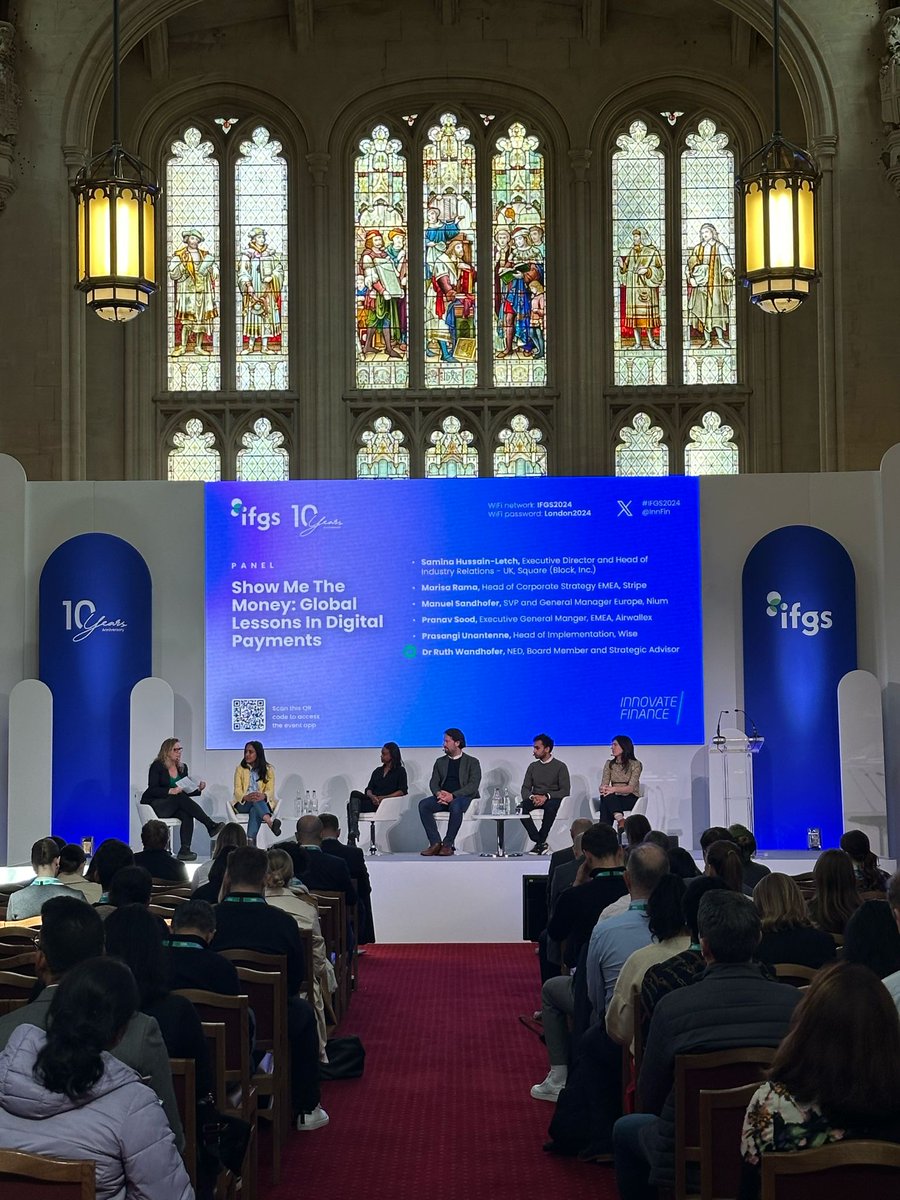 💸 With total transaction value in the #DigitalPayments market projected to reach $11.5 trillion, we’re uncovering what global insights might mean for a sustainable worldwide uptake of digital payments #IFGS2024 Nium @Square, @Stripe, @airwallex , @Wise  & Dr Ruth Wandhofer
